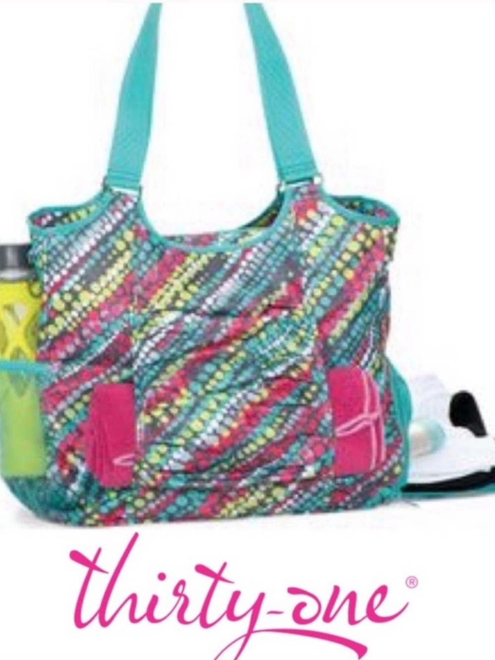 Thirty-One All Pro Graffiti Dot Tote